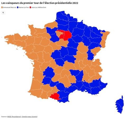 Les vainqueurs du premier tour de l élection présidentielle 2022 Flourish