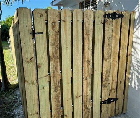 Wood Fence Installation Shadowbox Wood Fence Hollywood Fl Broward County Fl Free