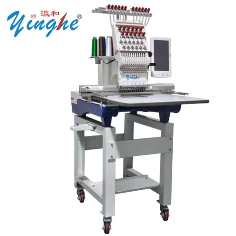 Yinghe Single Head 12 15 Needles Embroidery Machine Computerized