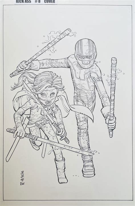 John Romita Jr Kick Ass Cover In Claudio BobuzArt S Personal