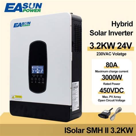 EASUN POWER 3 2K 230Vac Hybird Solar Inverter Pure Sine Wave Solar