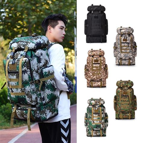 Large Capacity Military Rucksacks Outdoor Molle Backpack Tactical