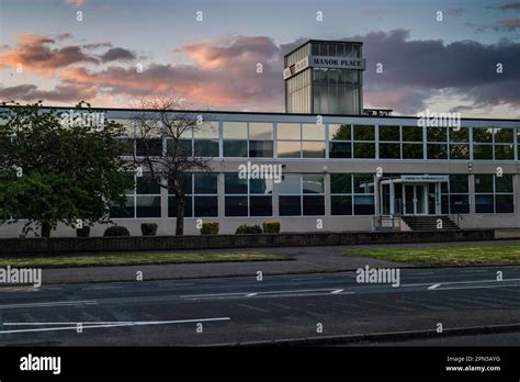 Crawley Industrial Estate Manor Royal Sussex Stock Photo Alamy