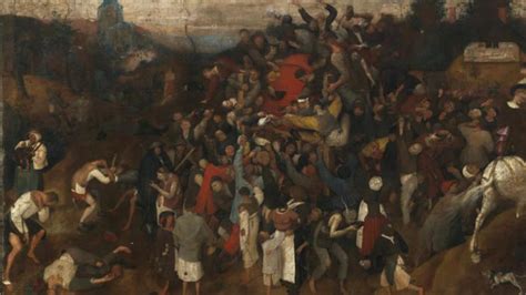 El vino en la fiesta de San Martín de Brueghel al Prado