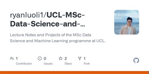 Github Ryanluoli Ucl Msc Data Science And Machine Learning Lecture