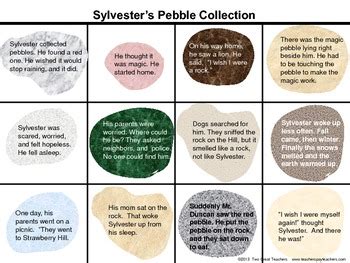 Sequencing Sylvester And The Magic Pebble By Two Great Teachers