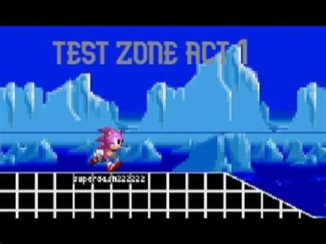 Classic Sonic Simulator V12 Test Zone Act 1 Created By Chokleta 22