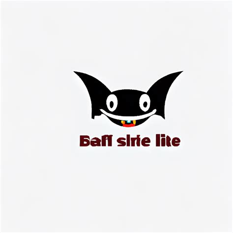 Simple Smile the Bat Logo Design · Creative Fabrica