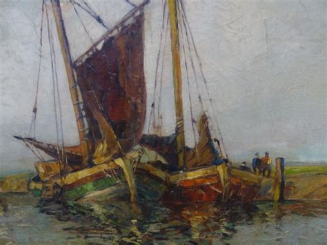 Bid Now Rudolf Priebe Kutter Im Hafen L Bristolkarton