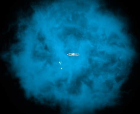 Colossal Gas Cloud Discovered Around Milky Way Space