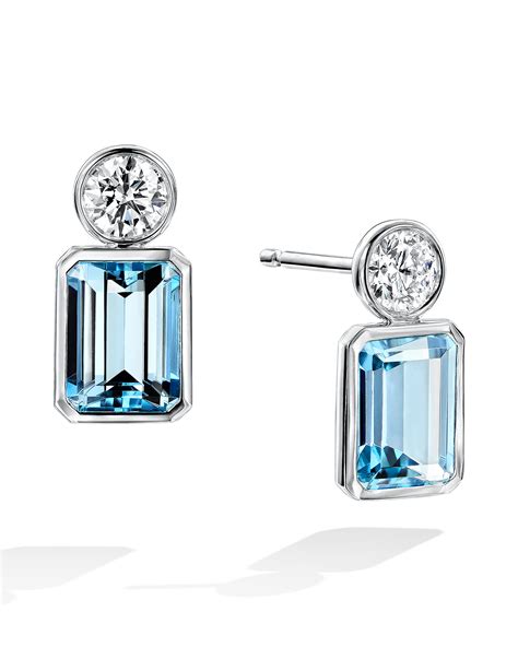 Aquamarine and Diamond Earrings – Turgeon Raine