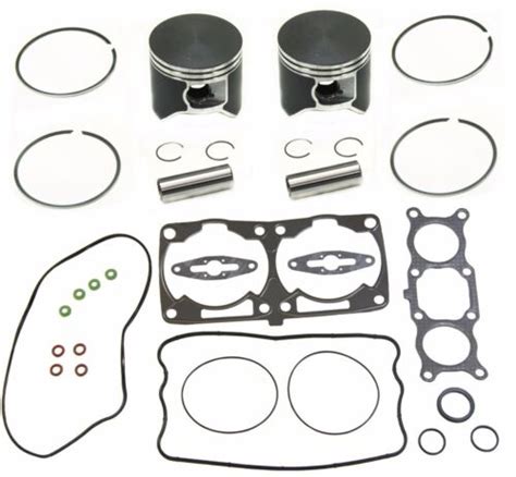 2 Dual Ring Piston Kit W Gasket Kit Polaris 700 Dragon Rmk Iq