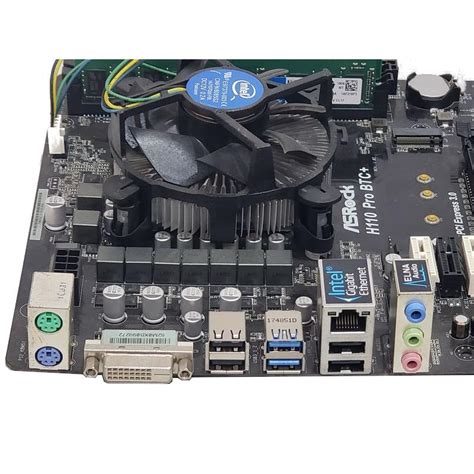 H110 Pro Btc Asrock マイニング向けマザー Celeron G3930 メモリ4gb搭載 Intel H110 Ddr4 Lga1151【中古マザーボード