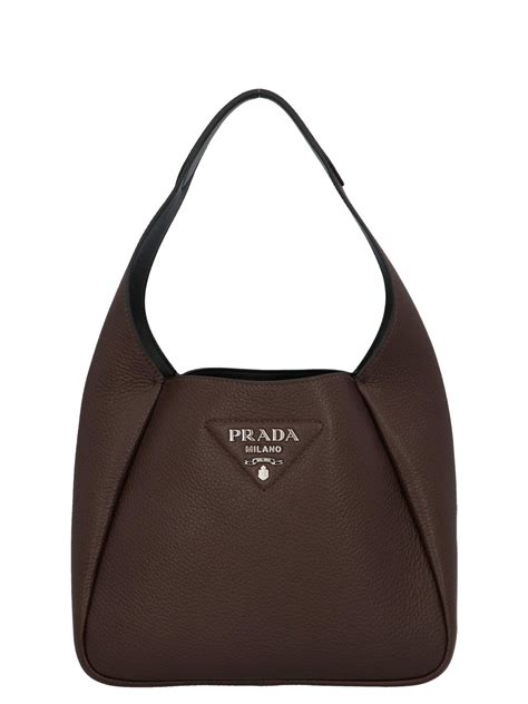 Descubrir Imagen Prada Brown Hobo Bag Abzlocal Mx