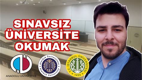 SINAVSIZ İKİNCİ ÜNİVERSİTE AYNI ANDA İKİ ÜNİVERSİTE OKUMAK YouTube