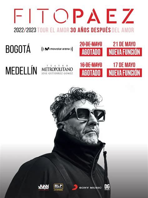 Fito Páez Anunció Dos Nuevas Fechas De Conciertos En Bogotá Y Medellín Infobae