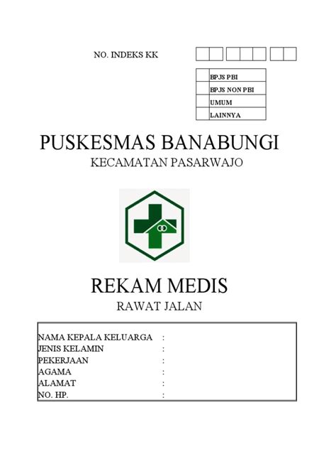 Sampul Rekam Medis Pdf