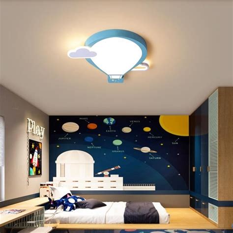 Enfant Plafonnier Led Dimmable Avec T L Commande Chambre Lampe De