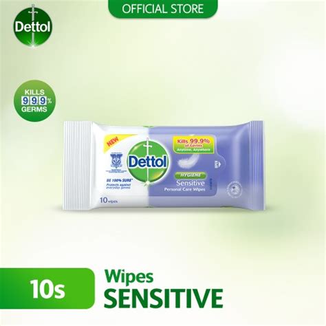 Dettol Personal Care Wet Wipes Sensitive 10s