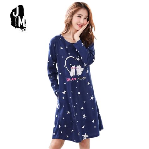 Женские хлопковые ночные рубашки, Милая Ночная рубашка, пижамы с ...