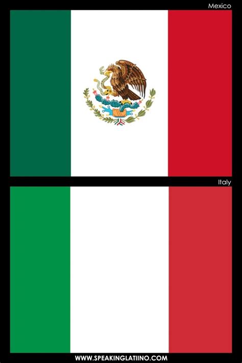 Hispanic Flags With Similar U00 Flags From Around The World