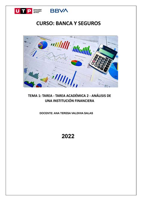 Tarea Academica Curso Banca Y Seguros Tema Tarea Tarea