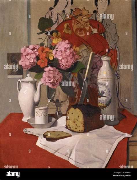 Still Life With Flowers By Felix Vallotton 1925 Swiss French