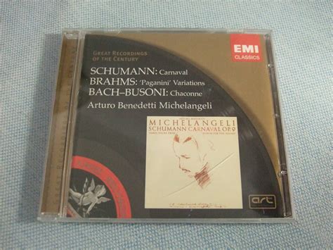 Yahoo Cd Bach Busonibrahmsschumann Michelangeli