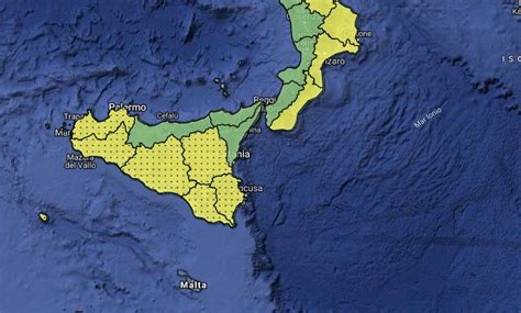 Maltempo Da Domani Forti Venti E Temporali Allerta Gialla In Sicilia