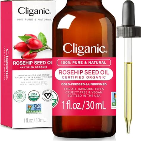 Aceite De Rosa Mosqueta Bio Cliganic 100 Puro Ecologico 30ml