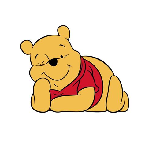 Cute Winnie The Pooh Cartoon Vector Art At Vecteezy