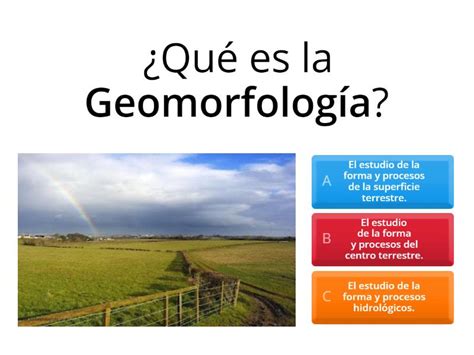 Geomorfología De La Costa Cuestionario