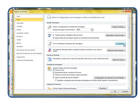 Inserir Assinatura Microsoft Outlook 2010 Wiki Task Br