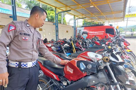 51 Motor Balap Liar Di Trenggalek Diamankan Polisi