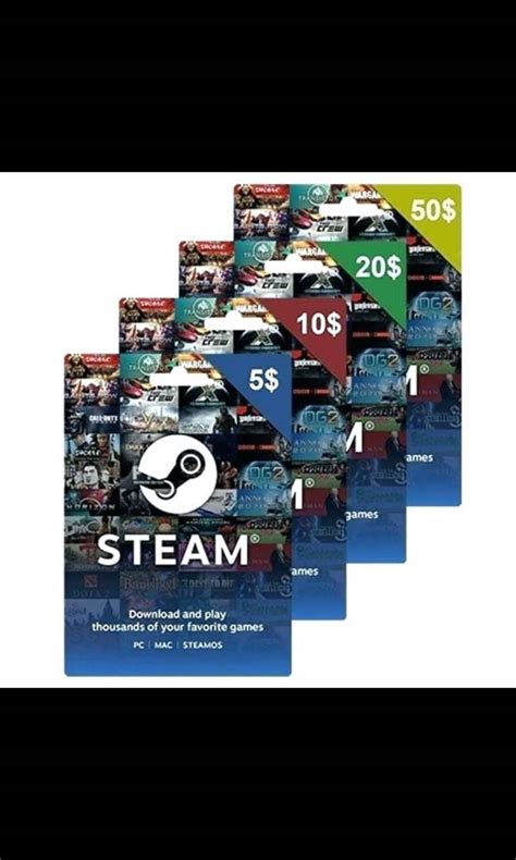 Steam Wallet Code Video Gaming Gaming Accessories Game T Cards