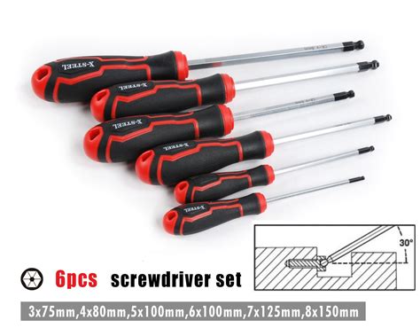 pc professional hex allen key wrench ball  screwdriver set