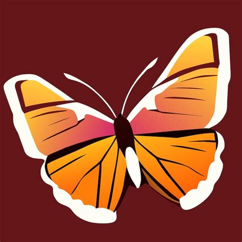 Premium Vector | Monarch Butterfly A Symbol of Transformation