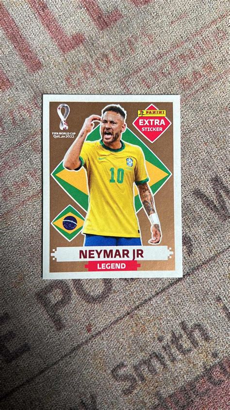 Figurinha Neymar Legends Original Parcelamento Sem Juros