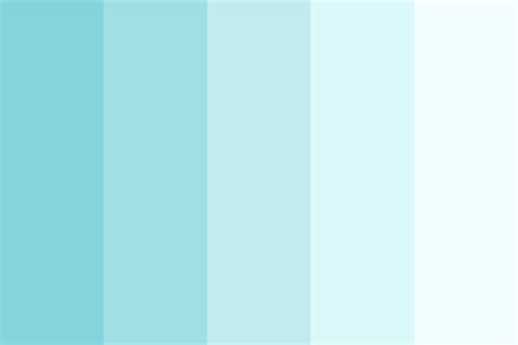 Vibrant Soft Blue Color Palette