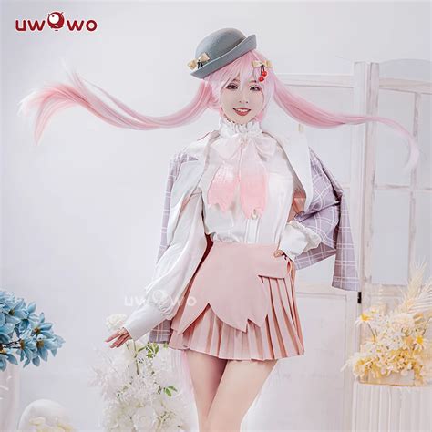 【in Stock】uwowo Sakura Miku Hanami Outfit Figure Ver Dress Cosplay Co