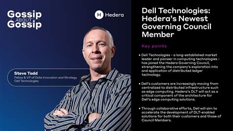 Gossip About Gossip Dell Technologies Hedera S Newest Governing