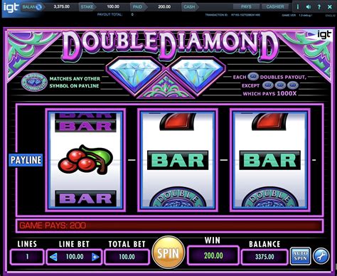 Double Diamond Slot Machine Free/Real Money ᐈ (18+)