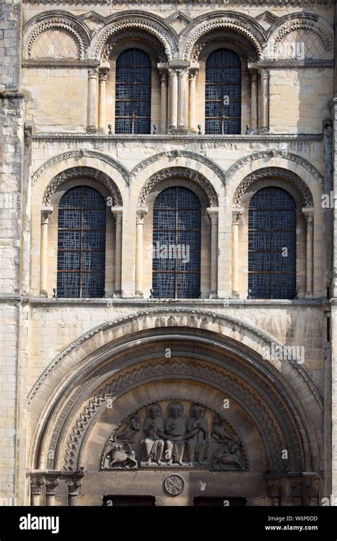 Calvados Caen Facade Of The Abbey Church Of The Abbaye Aux Dames