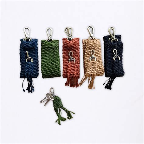 Ogda Macrame Shoulder Strap And Key Ring Set Hamimi