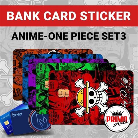 Hot Pynw Anime One Piece Set Bank Credit Debit Atm Beep Card