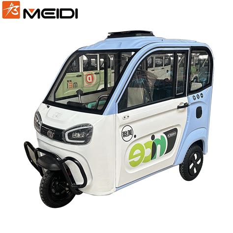 Meidi Three Wheels Adults Electric Tricycle Fully Enclosed Trike