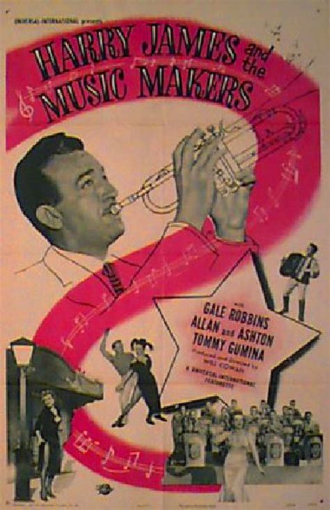 Harry James And The Music Makers Original 1953 Us One Sheet Movie