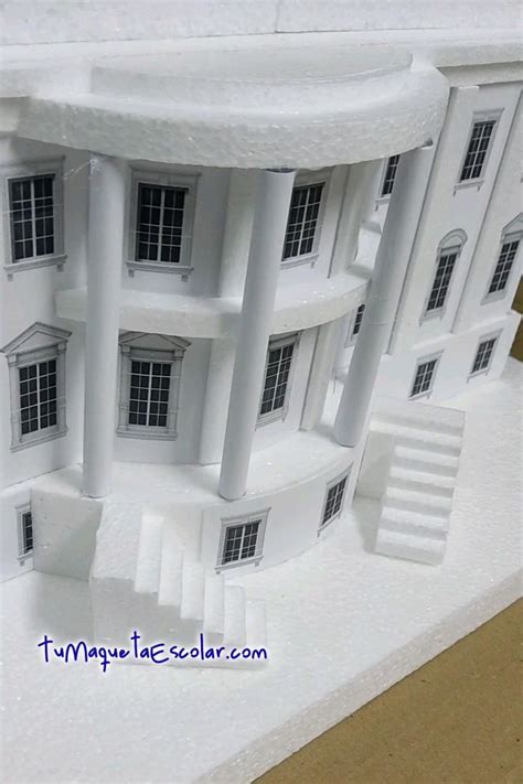 Maqueta De La Casa Blanca Maquetas Escolares La Casa Blanca Maquetas