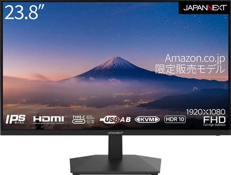 Jp Japannext 238インチ モニター フルhd 1920x1080解像度 Ips ディスプレイ Hdmiスピーカー内蔵vesa対応ブルーライトカット