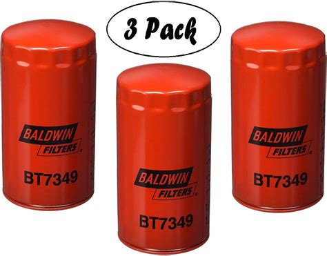 Pack Of Baldwin Bt Heavy Duty Lube Spin On Filter Collision